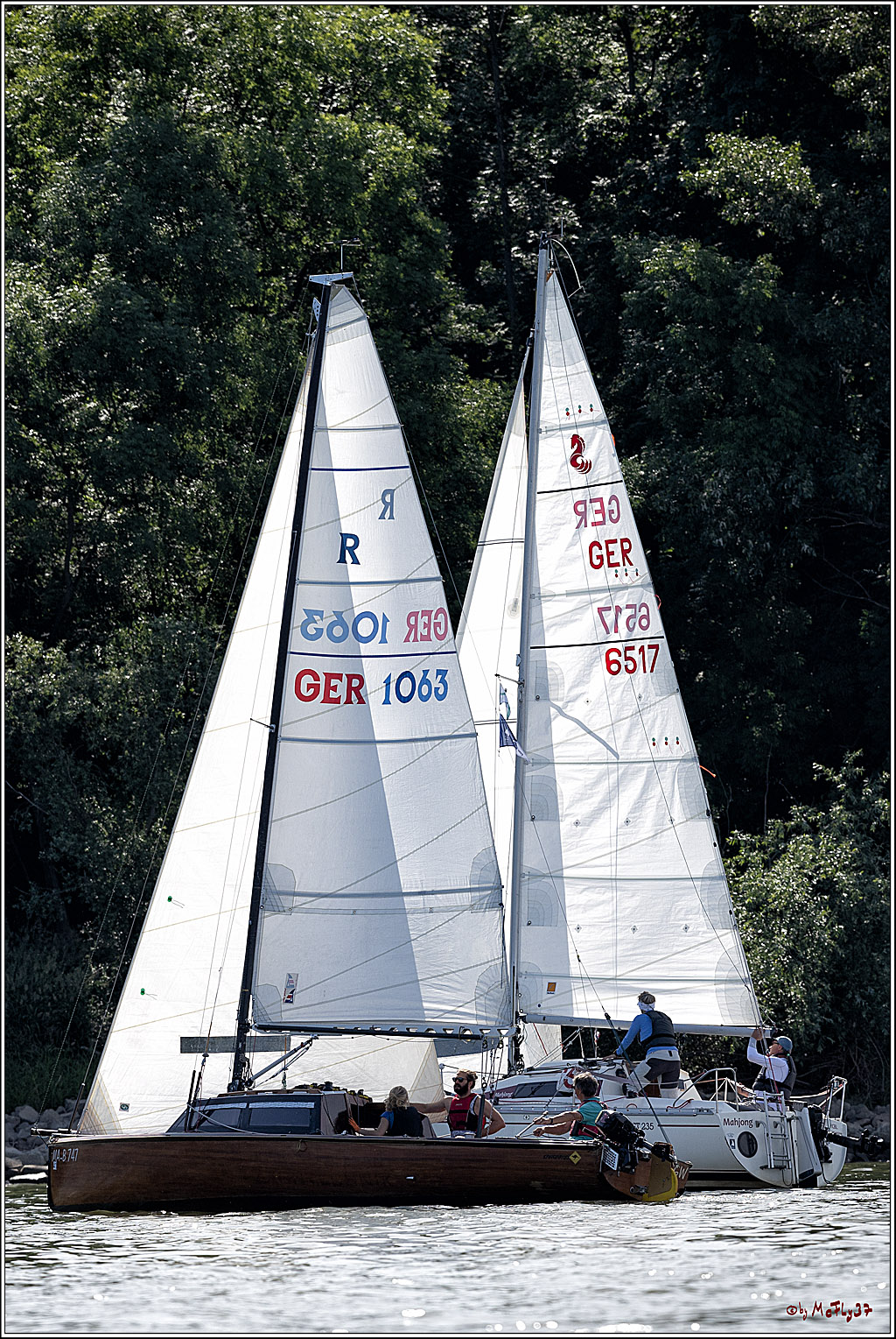100 Jahre Rheinwoche 2022 - 1. Wettfahrt Porz - Hitdorf, 03.06.2022,